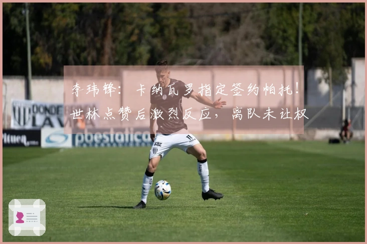 李玮锋：卡纳瓦罗指定签约帕托！世林点赞后激烈反应，离队未让权健承受损失